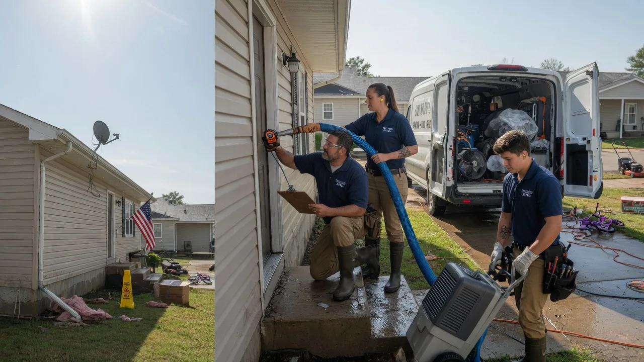 Ceiling Water Damage Restoration in Vaiden, MS near me